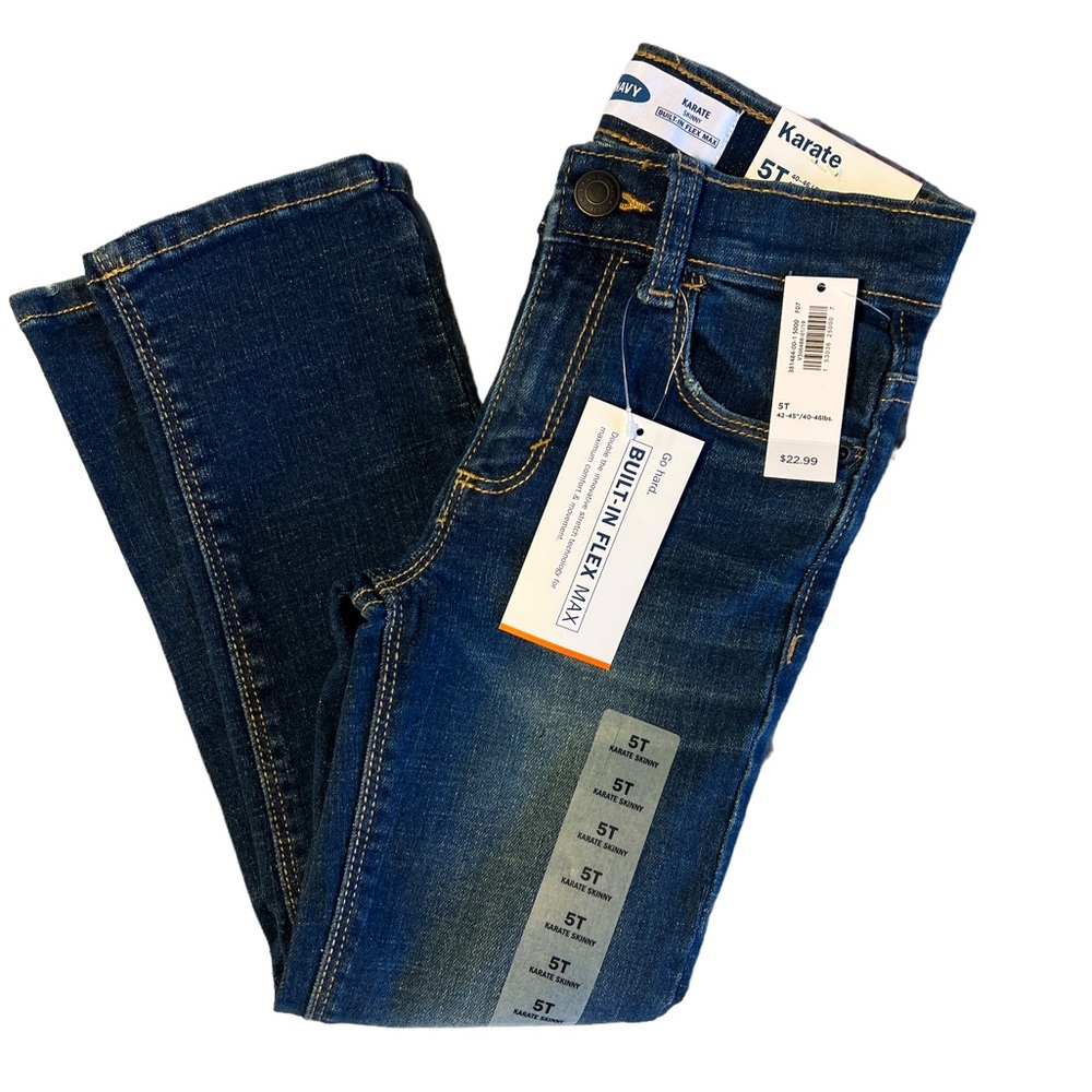 Old Navy Unisex Karate Skinny Jeans Stretch Size 5T
